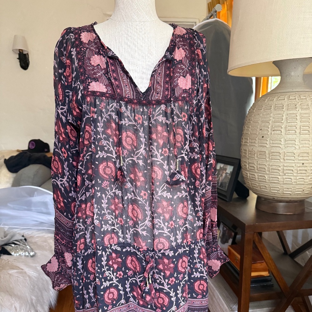 Ulla Johnson Silk Boho Dress